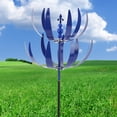 thumbnail image 4 of Harlow Wind Spinner Rotator Harlow Wind Spinner Jardinería Tierra Molino Viento Hierro Jardín, 4 of 8