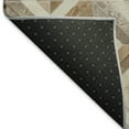thumbnail image 3 of Addison Rugs Mayfield Washable Cowhide Diamonds Gray Rectangle Rug, 10' x 14', 3 of 6