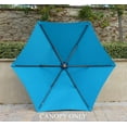 thumbnail image 2 of Covered Living 9ft Umbrella Replacement Canopy 6 Ribs in Teal (Canopy Only), 2 of 8