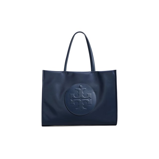 Bolso tote Tory Burch Ella azul marino 43 x 33 x 11 cm con correa al hombro
