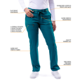 thumbnail image 4 of Adar Pro Scrubs pour Femmes - Pantalon de Yoga Skinny Leg, 4 of 8