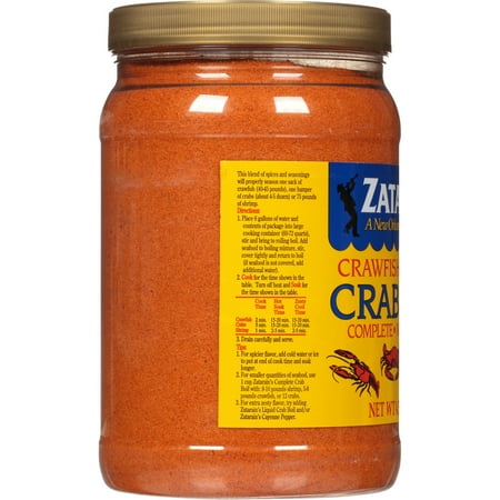 Zatarain's Kosher Crawfish, Shrimp & Crab Boil, 4.5 lb Jar