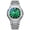Steel strip with green surface, variant on Men's watch, fashionable business ultra-thin steel band waterproof luminous watch, men's calendar trendy wristwatch, men's watch