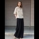 thumbnail image 4 of Camisas de Cuello en V para Mujer, Blusas Casuales de Corta con Solapa y Bolsillos Dobles. Beige M, 4 of 10