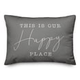 thumbnail image 2 of Creative Products What Happens on the Porch Stays on the Porch Grey and White 16x16 Indoor / Outdoor Pillow, 2 of 2