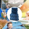 thumbnail image 6 of Eurhowing 6-Piece Bath Towel Set, Ultra Soft Absorbent Cotton Towels, Quick-Dry & Low Lint Bathroom Towels Set, Blue, 6 of 9