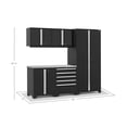 thumbnail image 4 of NewAge Products Pro Series Black 6-Piece Garage Storage Cabinet Set, 4 of 10