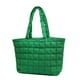 thumbnail image 1 of Bolso Mano Un Hombro Algodón A Cuadros Con Bordado Acolchado Otoño E Invierno 6451 (verde) Verde, 1 of 9