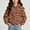 A359 Brown, variant on Xdegoge Tween Girls Pullover Hoodies Leopard Print Hooded Sweatshirts Long Sleeve Tops with Kangaroo Pocket Fashion Fall Winter Clothes, Size 11-12