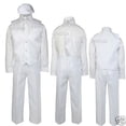thumbnail image 1 of Ensemble de 5 Pcs Gilet de Baptême pour Bébé Garçon Blanc, 1 of 5