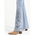 thumbnail image 5 of Jessica Simpson Women's and Women's Plus Daisy Fitted Flare Jeans, 30.5", 32.5", and 34.5" Inseams, Sizes 2-26W, 5 of 6