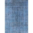 thumbnail image 1 of Ahgly Company Machine Washable Indoor Rectangle Industrial Modern Iceberg Blue Area Rugs, 7' x 9', 1 of 7