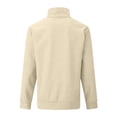 thumbnail image 3 of Ahabrexf Sleeves for Men Men Fashion Casual Turtleneck Solid Color Long Sleeve Sweatshirts Blouse Turtleneck for Men, 3 of 5