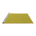 thumbnail image 2 of Ahgly Company Machine Washable Indoor Rectangle Abstract Yellow Contemporary Area Rugs, 6' x 9', 2 of 4