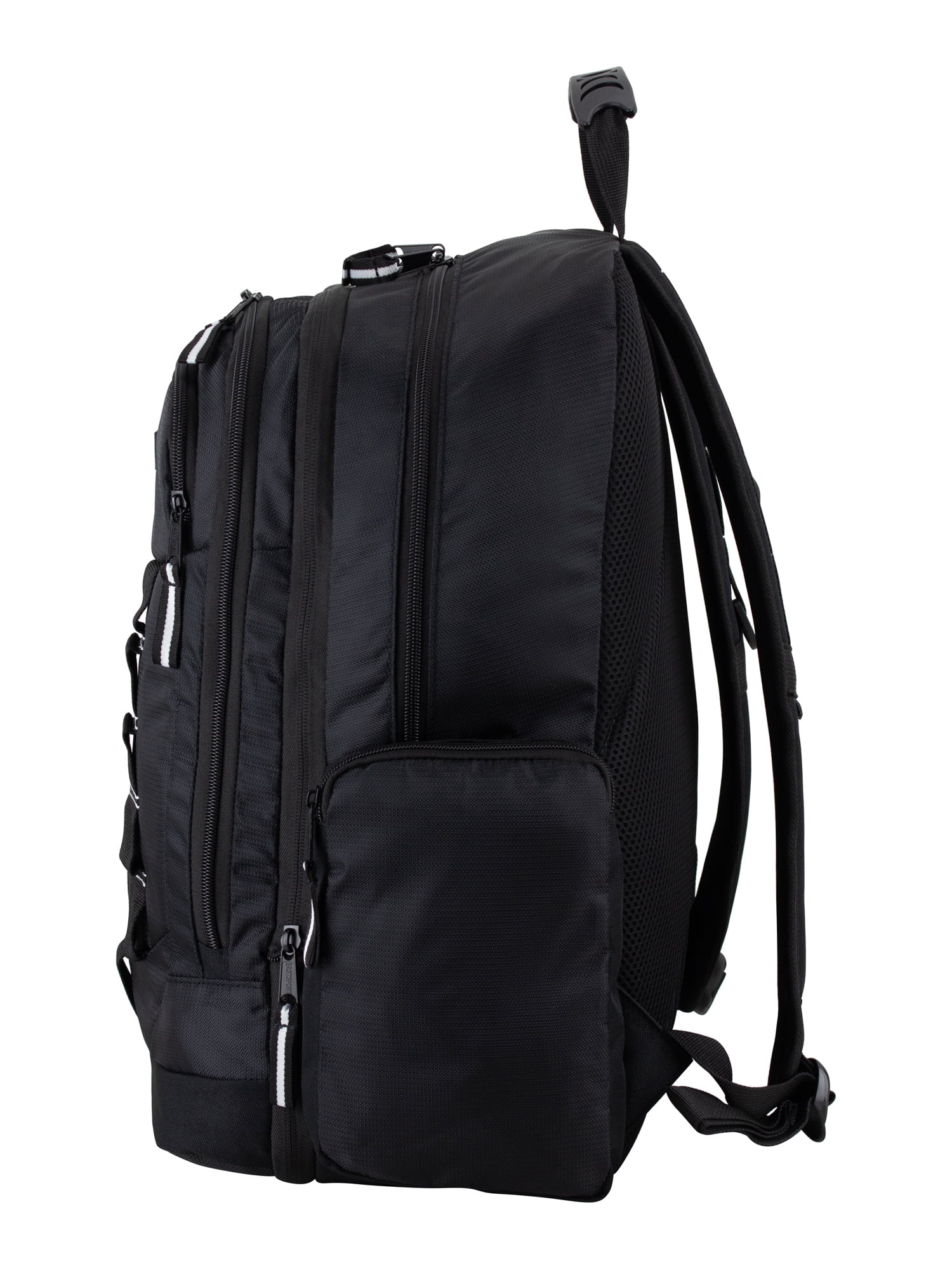 Eastsport Unisex Allegiance Expandable Recycled Backpack, Black