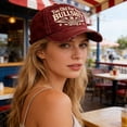 thumbnail image 1 of Gorra de béisbol ajustable unisex con visera curva, tela de sarga de algodón lavado, diseño clásico de perfil bajo, adecuada para uso casual, al aire libre y deportivo., 1 of 6