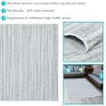 thumbnail image 4 of Sunnydaze Artistic Storms Modern Flat Weave Gray Abstract Stripes Outdoor Area Rug, 5' x 7', 4 of 8