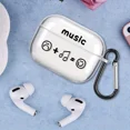 thumbnail image 2 of Casecaca Artistic Graffiti-Style Durable TPU Clear Airpods Case,for Airpods 1/2/3 and Airpods Pro 1/2 Gen, 2 of 6