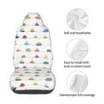 thumbnail image 4 of Fuzoiu Color Ships Print Elastic Car Seat Covers, Seat Cover Protector,Universal Fit Interior Covers for Most Cars,Washable Seat Cover Non Slip for SUV,Sedan,Van, 4 of 5