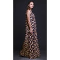 thumbnail image 4 of Bimba Navy Blue2 Floral Grandiflora Roses Womens Sleepwear Long Nightgown Printed Spaghetti Strap Ladies Nightwear XXX-Large, 4 of 5