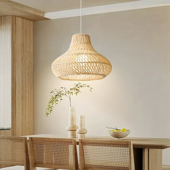 LittleGlovo high-quality handmade rattan pendant Light