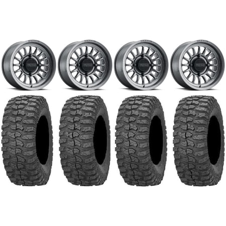 Method 411 15 Ti (5+2) Wheels 32 Rock-A-Billy Tires Can-Am Commander Maverick Renegade Outlander Defender