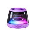 thumbnail image 1 of Mini altavoz con diafragma de graves, altavoz de 5 W con imán interno, 7 horas de autonomía, emparejamiento estéreo TWS, luz RGB y ranura para tarjeta TF, 1 of 6