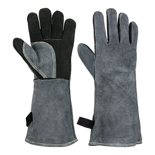 Gants de Soudage pour Soudeur, Gants de Soudage Professionnels Résistants à la Chaleur