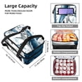 thumbnail image 3 of Shark Double Layered Insulated Refrigerated Large Capacity Handheld Lunch Bag with Two Compartments - 7.1x11.4x16.1 Inches, 3 of 6