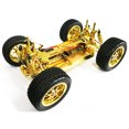 thumbnail image 1 of maskred Precision Car Frame Chassis Frame For 1/18 Wltoys C24 On-Road Vehicles Accessory Golden, 1 of 6