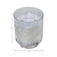 thumbnail image 4 of Small Scented Glass Candle for Living Room Decor - Decorative Votive Candle for Bedroom, Bathroom, and Living Room Decor - Indoor or Outdoor Pillar Ideal for Men and Women - 5", Blue & Silver, 4 of 13