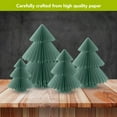 thumbnail image 4 of Briarwood Lane Multipack S-M-L-Xl Teal Tree Magnetic Honeycomb Paper Decor (4-pack), 4 of 4