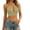 Green, variant on Tanks Top for Womens,Workout Low Cut Slim Blouse Halter Sleeveless Classic Trendy Cami Tops,Orange Women's XS-L