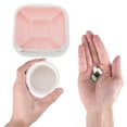 thumbnail image 4 of Unique Bargains 1 Pc Pill Case 5 Grid Portable Pill Box Pink, 4 of 6