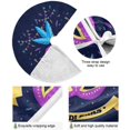 thumbnail image 4 of SKYSONIC Mardi Gras Christmas Tree Skirt Tree Skirt for Holiday Party Home Christmas Day Ornaments 36", 4 of 6