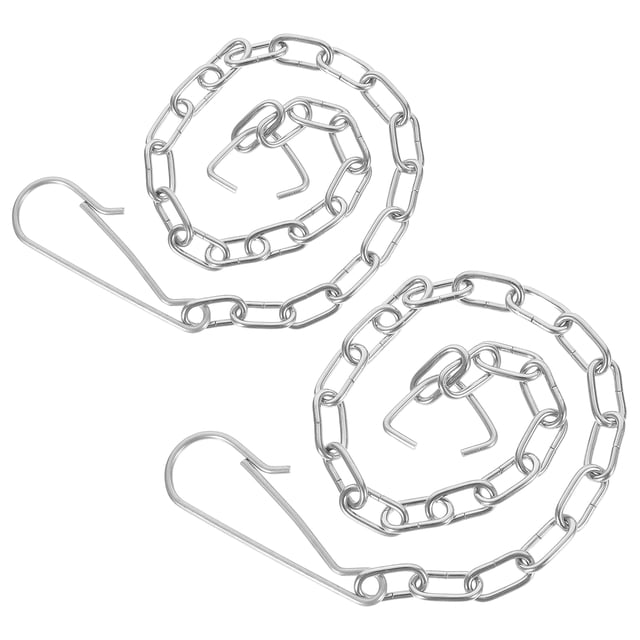 Miangastore 2pcs Stainless Steel Toilet Flapper Chain Toilet Tank Chain Replacement For Toilet Flushing Mechanism Universal Fit For Most Toilets