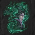 thumbnail image 2 of Men's Sleeping Beauty Maleficent Dragon Swirl  Graphic Tee Black 2X Large, 2 of 5