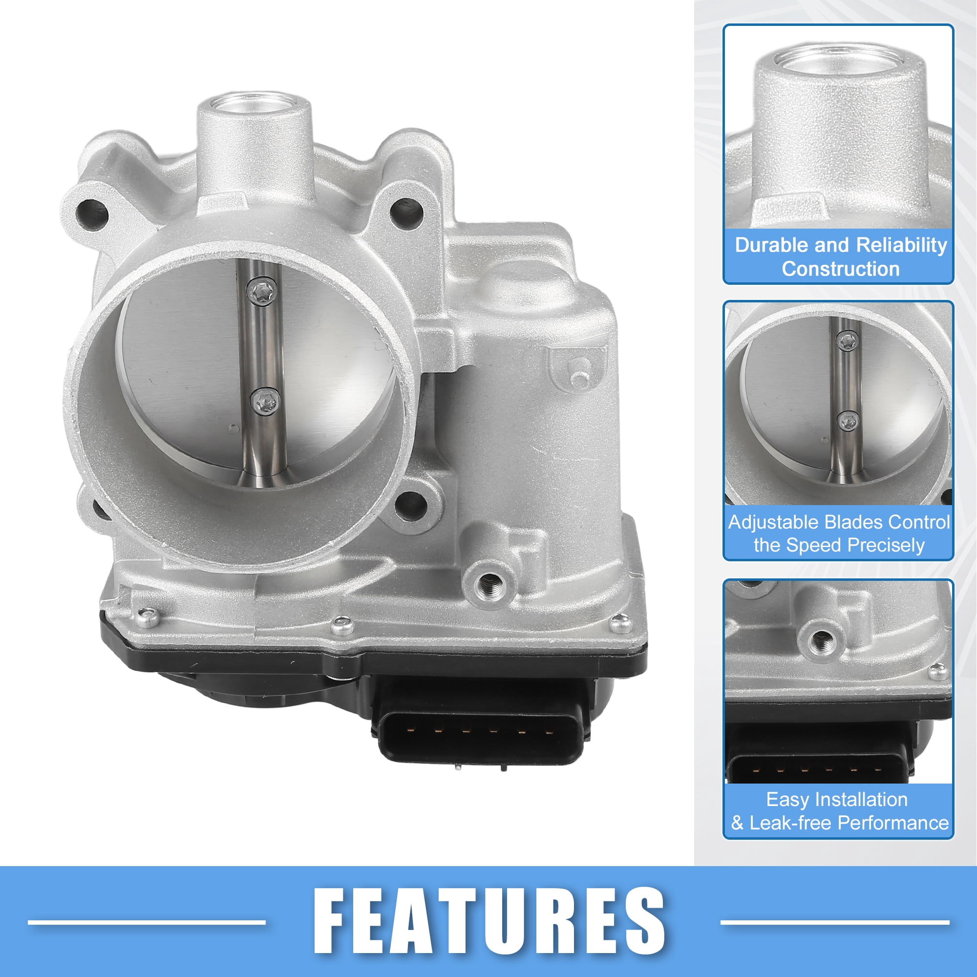 Unique Bargains Electronic Throttle Body Assembly No.PY0113640A for Mazda 3 6 CX-5 2.5L 2014 2015 2016 2017 2018