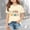 Beige, variant on Girls Tshirts Size 7-8Y Unisex Fifth Grade Back To School Print Short Sleeve Crewneck Tee Outdoor Girl Clothes