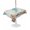 Beige, variant on Outdoor Tablecloth with Umbrella Hole for Patio/Picnic/Party/Camping, Jellyfish Coastal Waterproof Table Cloth Square Cover Washable, Summer Nautical Starfish Coral Brown Anchor (54"x 54")
