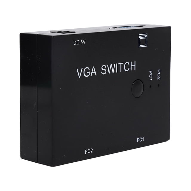 Convertidor de Host ANGGREK Conmutador VGA 2 Entradas 1 Salida Plug And Play