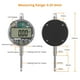 thumbnail image 4 of Indicador de dial digital táctil de 0-25,4 mm/1'' con batería de litio recargable Indicador digital DTI de 0,01 mm/0,0005'' Medición a prueba de agua IP54 Indicador de dial digital brillar Electrónica, 4 of 4