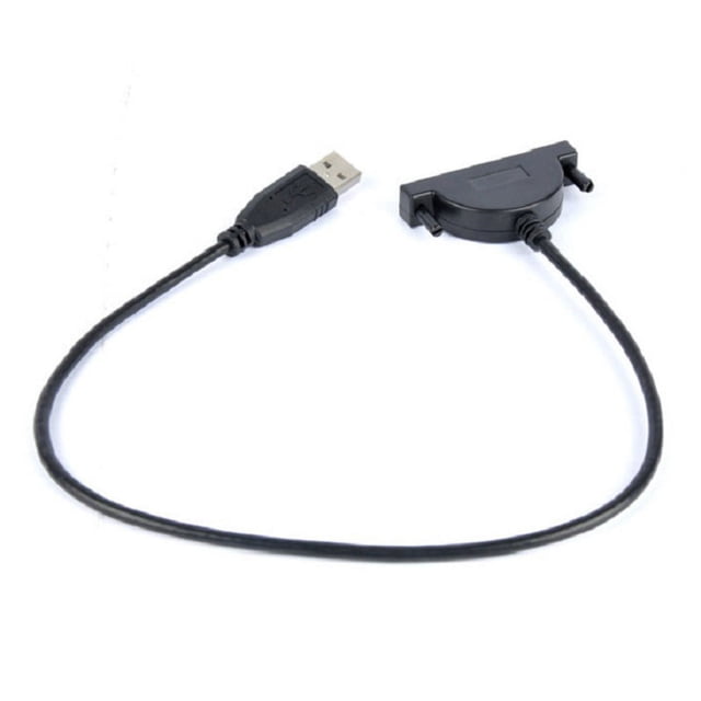 Notebook optical drive SATA to USB easy drive line external optical drive box transfer cable USB external 7+6 conversion line,3pack