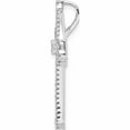 thumbnail image 2 of Sterling Silver Rhodium Plated Pink And White Cz Cross Slide Pendant Made In China -Jewelry By Sweet Pea, 2 of 7