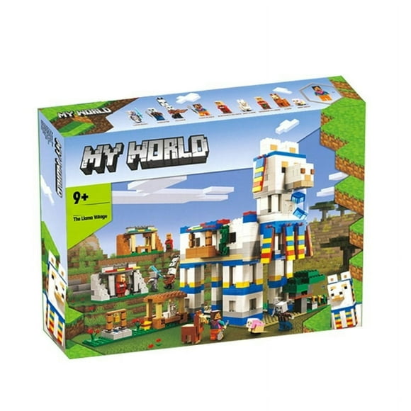 Minecraft Small Tree House Village Organ Cave Mine Boys And Girls Assembled Building Blocks Toys-SinKeeU