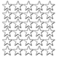 thumbnail image 1 of MasteelfCA 50pcs Five-pointed Star Rivets Decorative Clothing Rivets DIY Cloth Material, 1 of 7