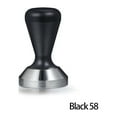 thumbnail image 3 of Coffee Tamper Stainless Steel Anti-skid Handle Household Handheld Pressure Pressing Mini Restaurant Cafe Party Kitchen Powder Hammer Accessories Gift Black 58mm, 3 of 8