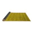 thumbnail image 2 of Ahgly Company Indoor Square Abstract Yellow Contemporary Area Rugs, 6' Square, 2 of 4
