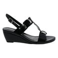 thumbnail image 2 of Ros Hommerson Wynona Women's Stretch Fabric Straps Sandal In Black Combo, 2 of 6