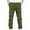 Army Green, variant on Kiijoy Big Boys Cargo Pants Stretch Elastic Waist Twill Pants Joggers, Sizes 10-11